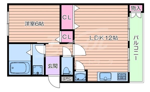 ハコス摂の物件間取画像